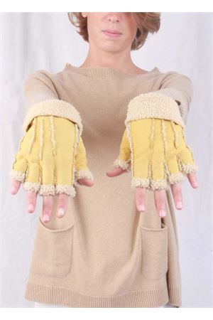 Fingerless lined gloves Capri Gloves | CG213SENAPE